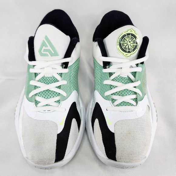 Nike Zoom Freak 4 Greek‎ Coast line Shoes White Green DJ6149-100 Run Men Size 5 - Picture 2 of 9